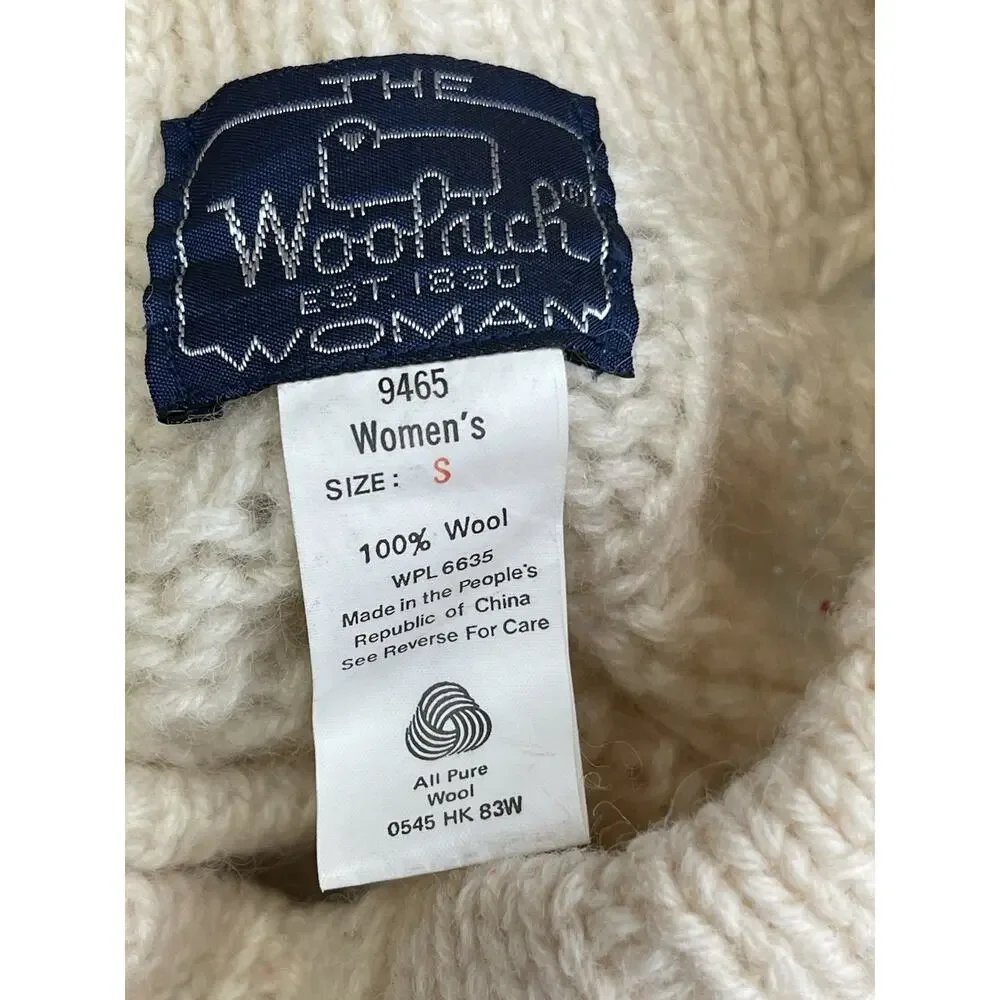 Vintage Woolrich Woman Sweater Aztec Southwestern Wool Size Small